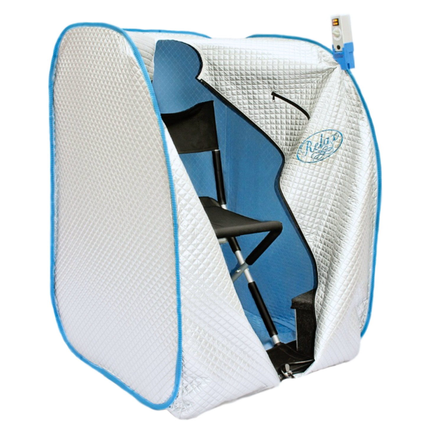 Relax Far Infrared Silver Elite Sauna | Portable Full-Body Infrared Sauna with Patented Dual FIR Heating System