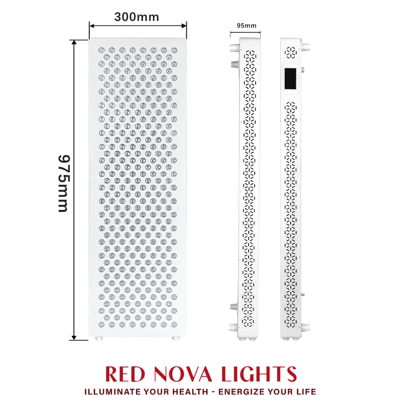 Red Nova Light Digital PRO 1500 Red & Near Infrared Light Therapy Panel | 308 LEDs | 630–1060nm | Smart Controls
