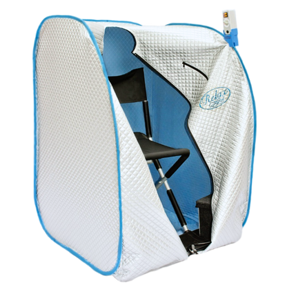 Relax Far Infrared Silver Elite Sauna | Portable Full-Body Infrared Sauna with Patented Dual FIR Heating System