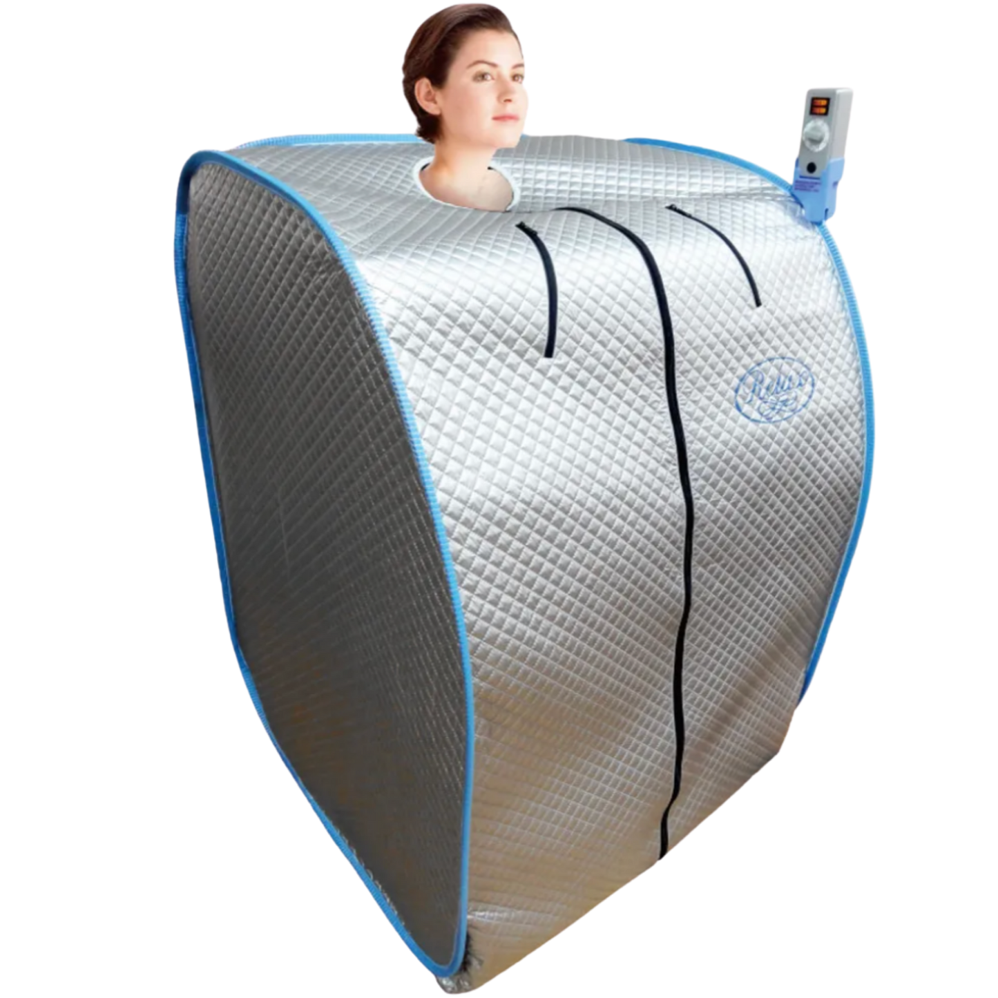 Relax Far Infrared Silver Elite Sauna | Portable Full-Body Infrared Sauna with Patented Dual FIR Heating System