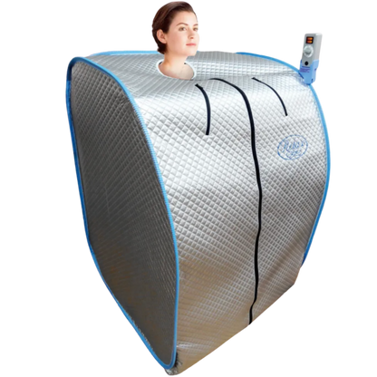 Relax Far Infrared Silver Elite Sauna | Portable Full-Body Infrared Sauna with Patented Dual FIR Heating System
