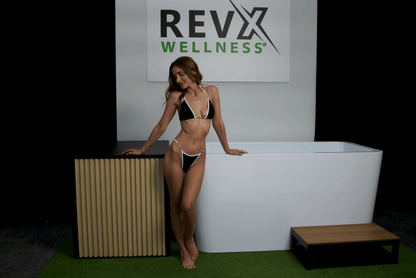 RevX Acrylic X Tub Cold Plunge | LUX 1.5 HP Hot & Cold Chiller with Filtration System