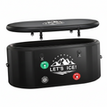 Inflatable Ice Bath Tub for Athletes, 216-Gallon Cold Plunge Tub with Insulated Lid, Full-Body Stretch Design, Insulated & Water Chiller Compatible, Portable for Indoor & Outdoor