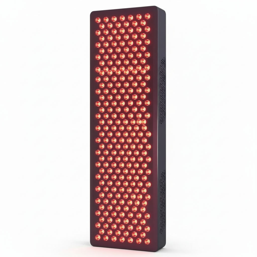 Red Light Panel Device, Full Body Panel, 630Nm 660Nm 810Nm 850Nm Red & near Infrared Light, 300 Quad Chip Leds, Brightness Control, Pulse Mode, ULTRA1500