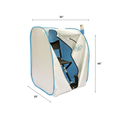 Relax Far Infrared Silver Elite Sauna | Portable Full-Body Infrared Sauna with Patented Dual FIR Heating System