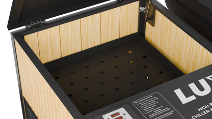 RevX Acrylic X Tub Cold Plunge | LUX 1.5 HP Hot & Cold Chiller with Filtration System